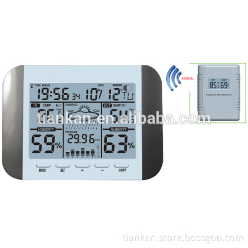 Wireless Weather Station with transmitter LCD display